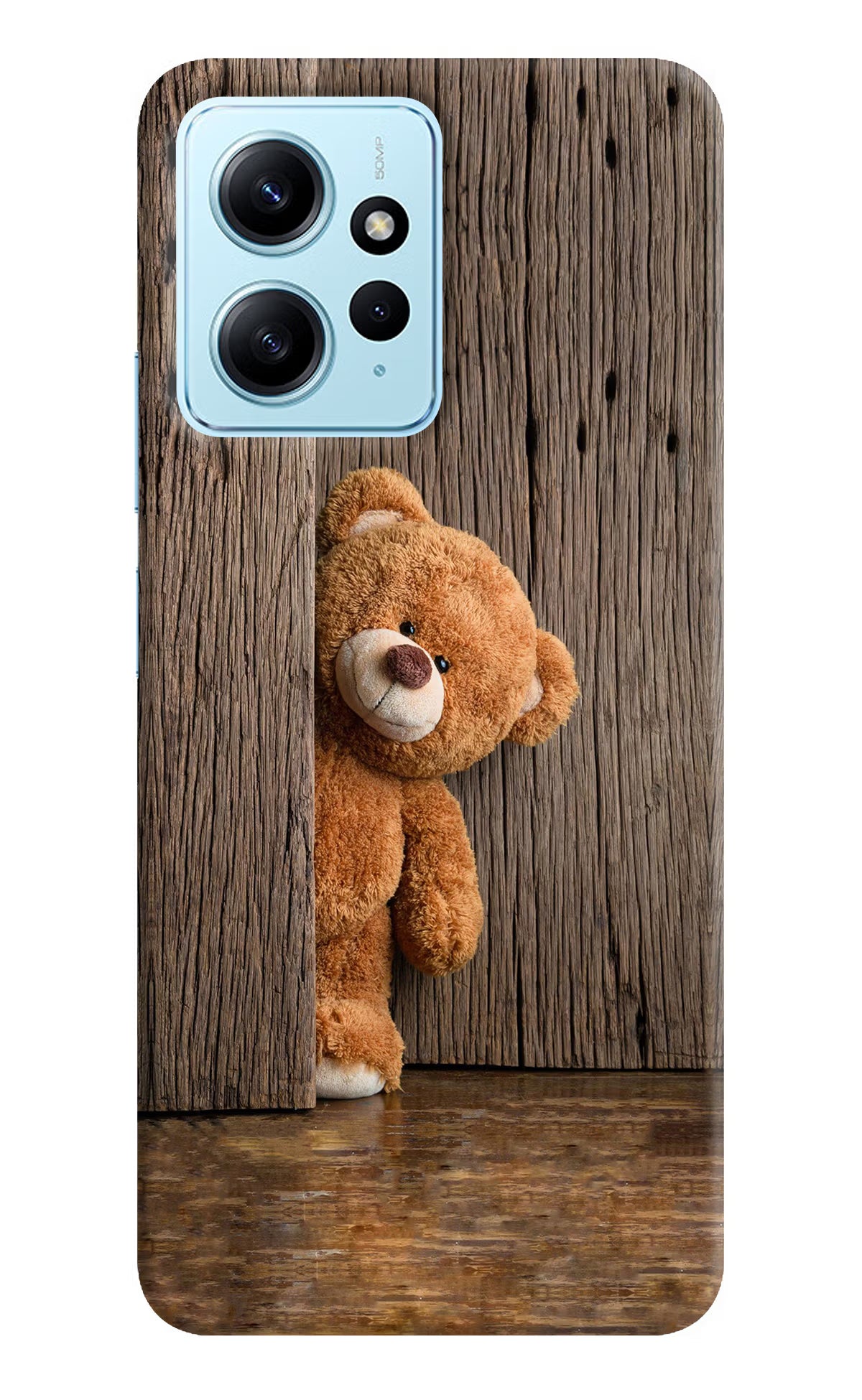 Teddy Wooden Redmi Note 12 4G Back Cover