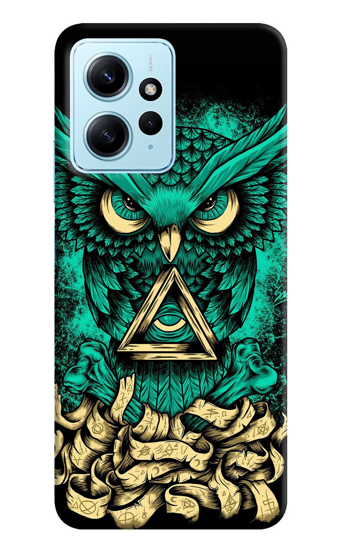 Green Owl Redmi Note 12 4G Back Cover