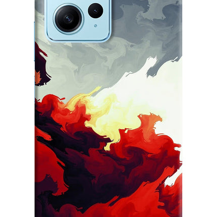 Fire Cloud Redmi Note 12 4G Hard Case Back Cover by Casekaro