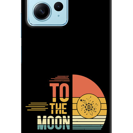 To the Moon Redmi Note 12 4G Hard Case Back Cover by Casekaro