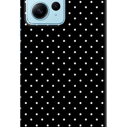 White Dots Redmi Note 12 4G Hard Case Back Cover by Casekaro