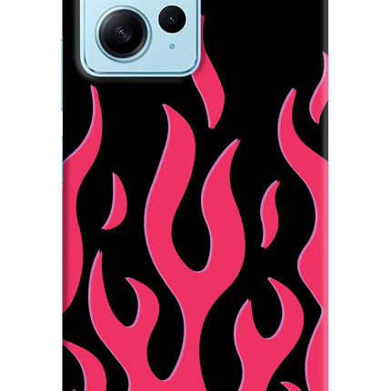 Fire Flames Redmi Note 12 4G Hard Case Back Cover by Casekaro