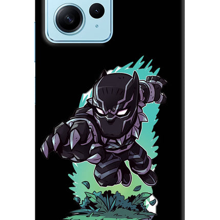 Black Panther Redmi Note 12 4G Hard Case Back Cover by Casekaro