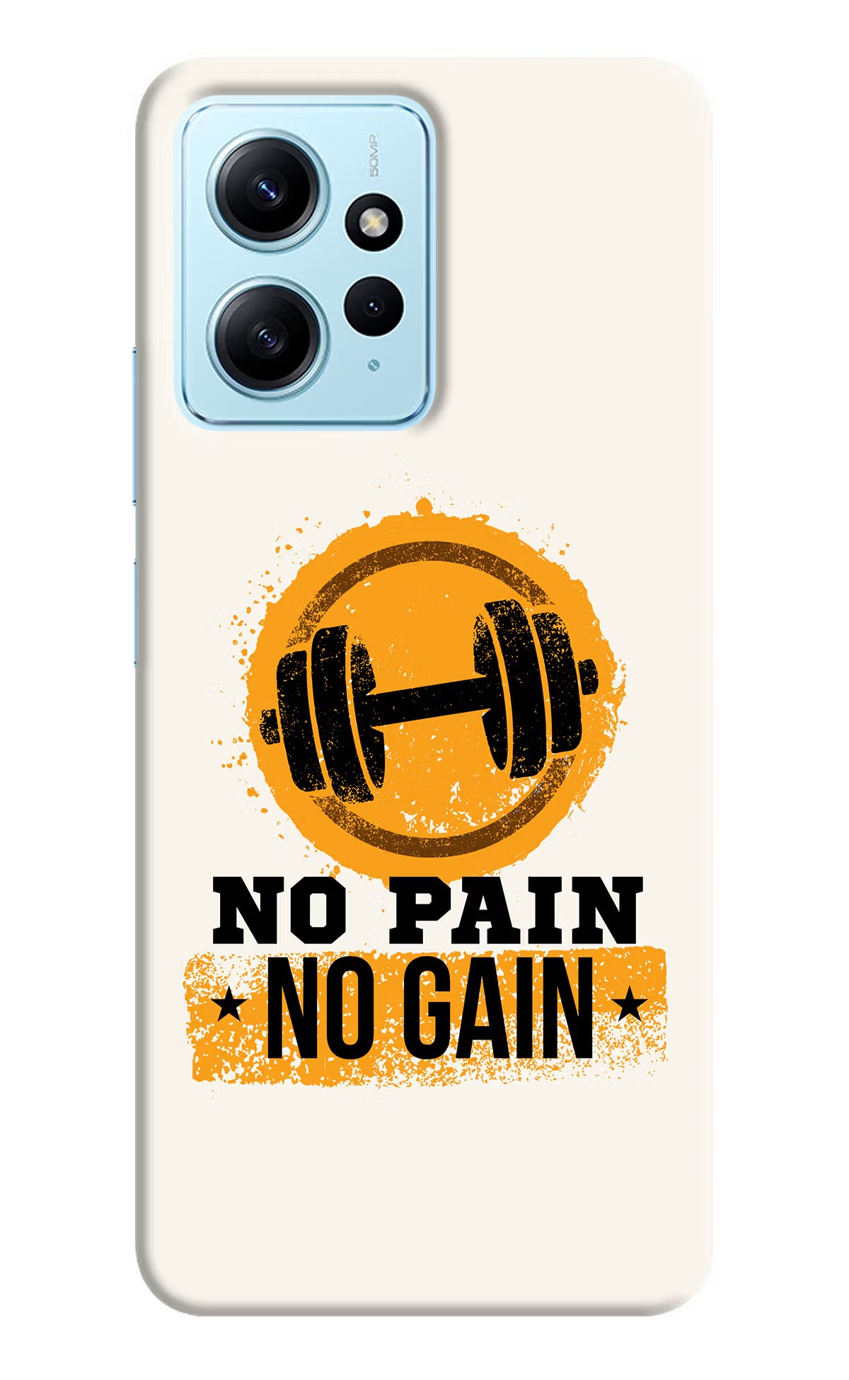 No Pain No Gain Redmi Note 12 4G Back Cover