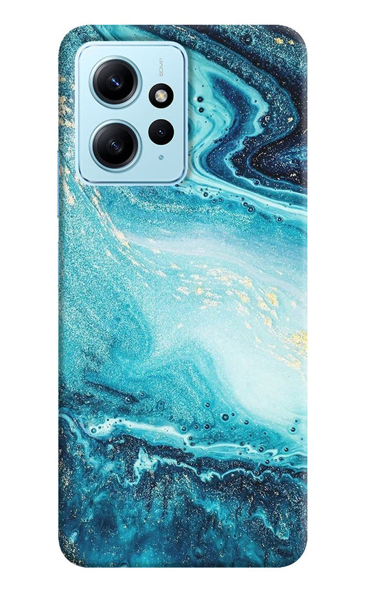 Blue Glitter Marble Redmi Note 12 4G Back Cover