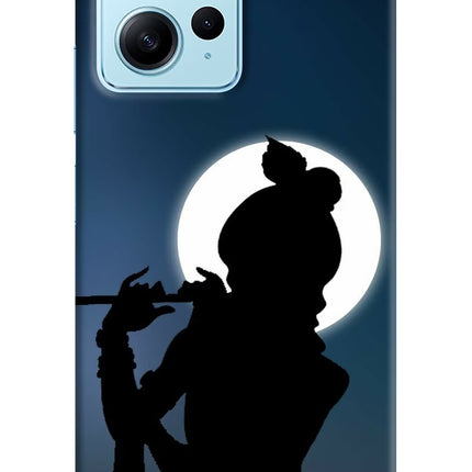 Shri Krishna Silhouette Redmi Note 12 4G Hard Case Back Cover by Casekaro