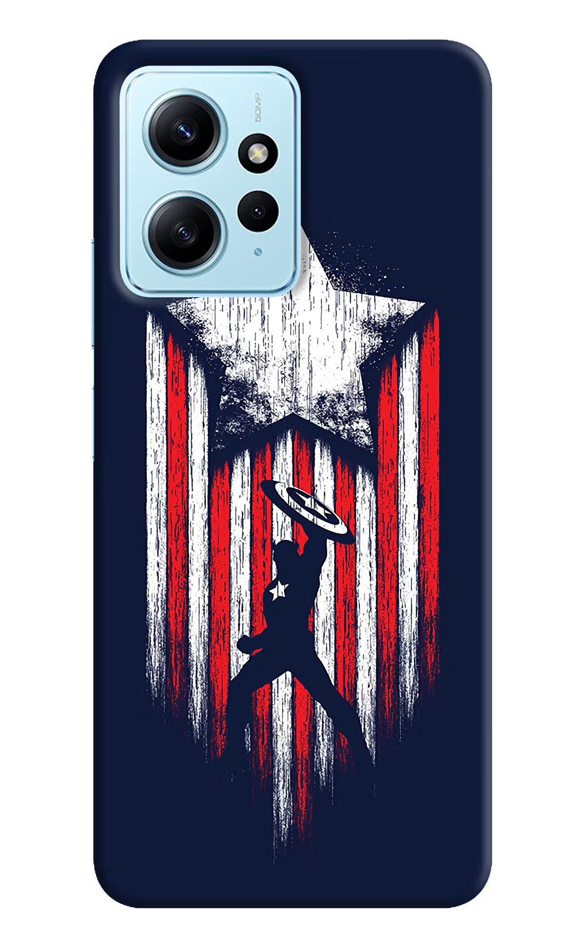 Captain America Marvel Art Redmi Note 12 4G Back Cover