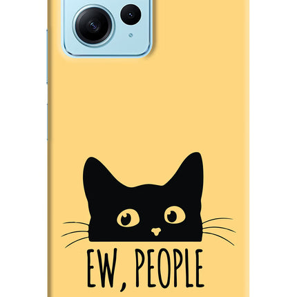 Ew People Catitude Redmi Note 12 4G Hard Case Back Cover by Casekaro