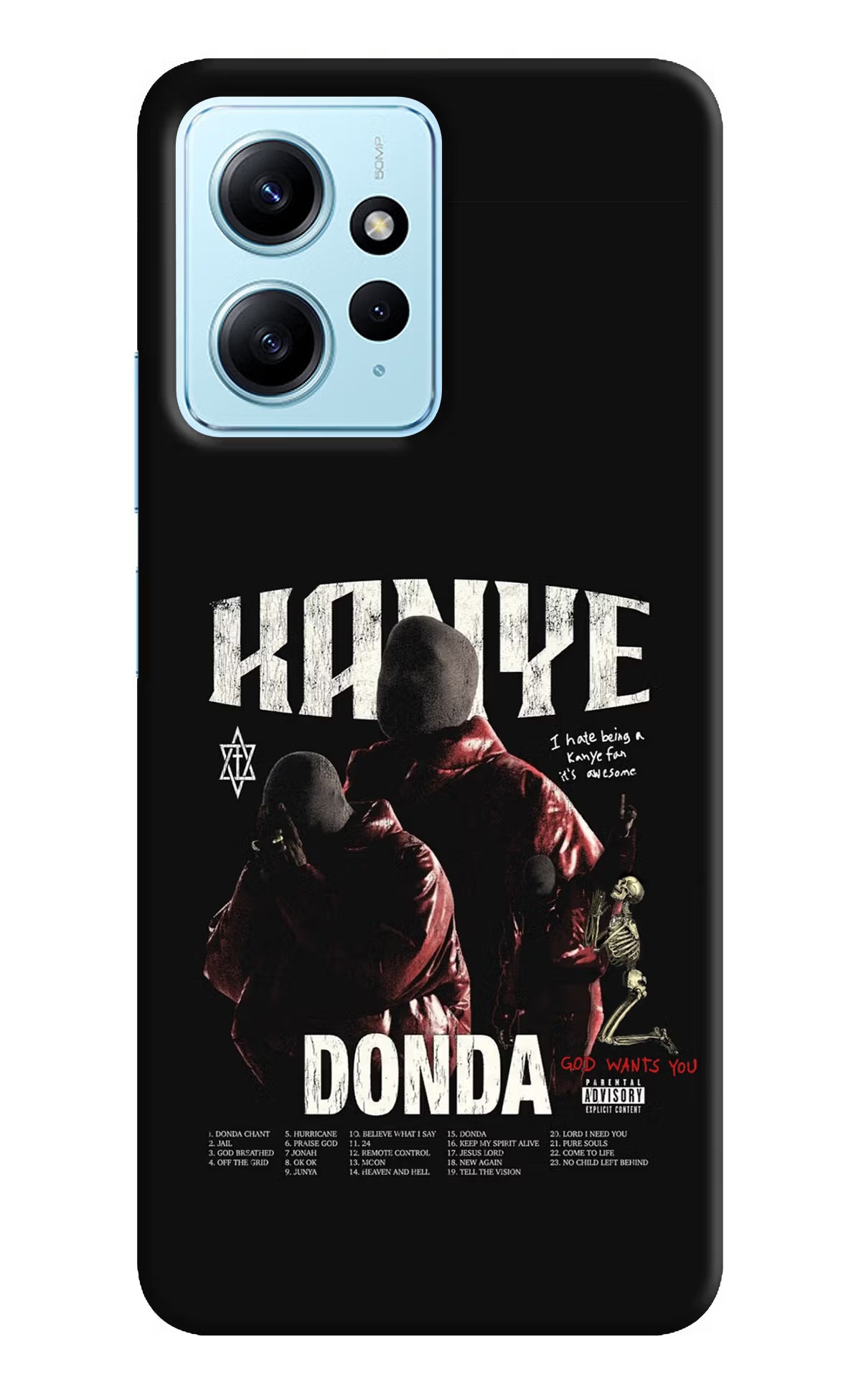 Donda Kanye West Redmi Note 12 4G Back Cover