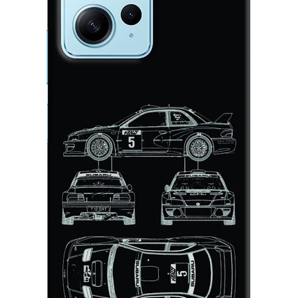 WRC'99 Redmi Note 12 4G Hard Case Back Cover by Casekaro