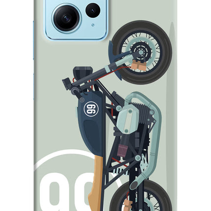 Classic Cafe Racer 99 Redmi Note 12 4G Hard Case Back Cover by Casekaro
