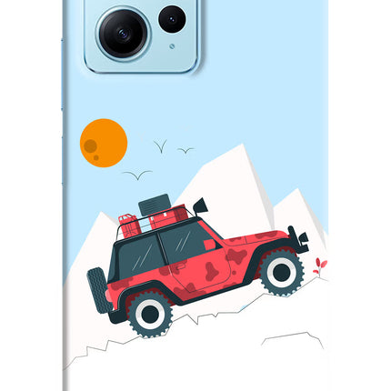 Mountain Trail Beast Redmi Note 12 4G Hard Case Back Cover by Casekaro
