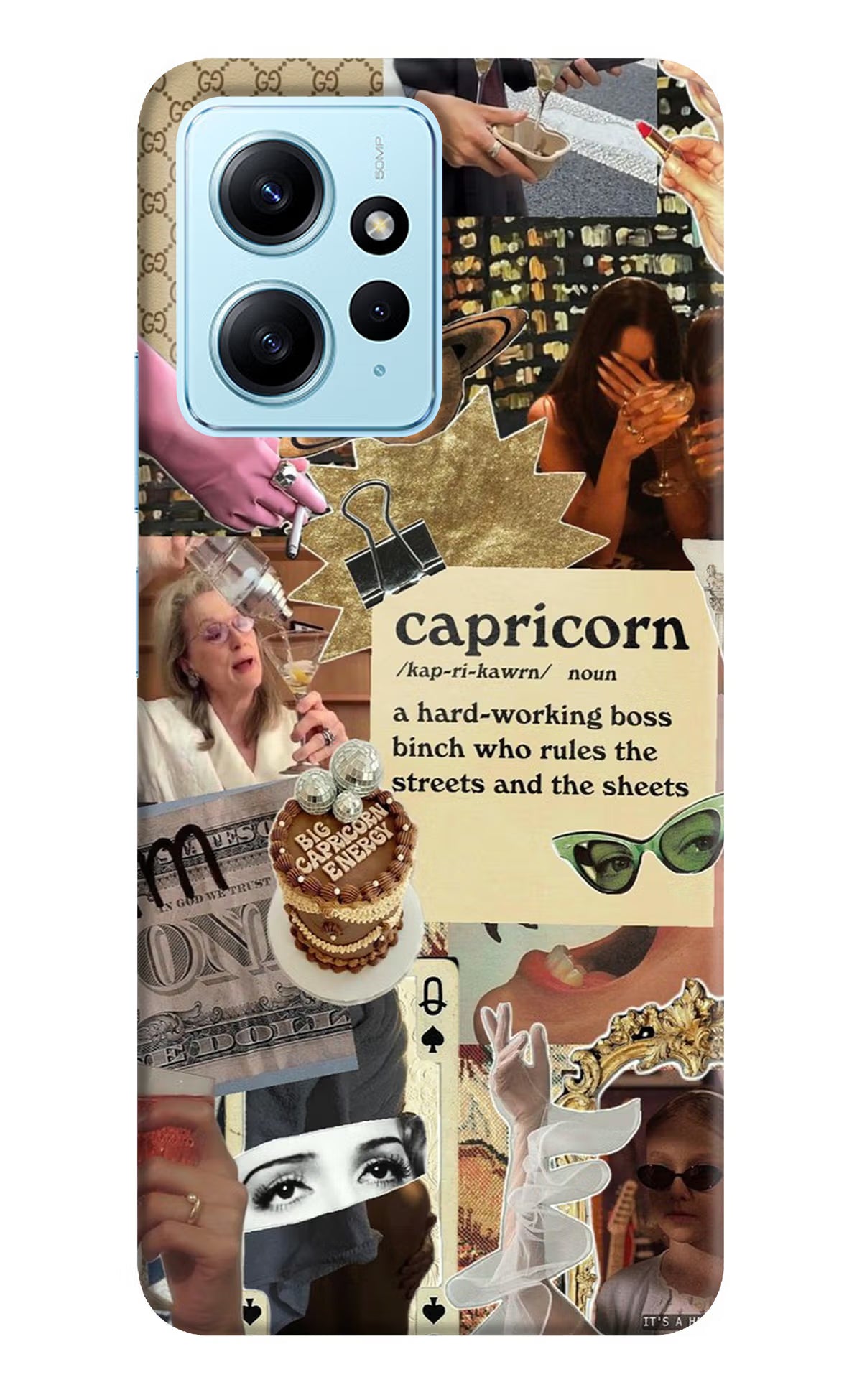 Capricorn Zodiac Redmi Note 12 4G Back Cover