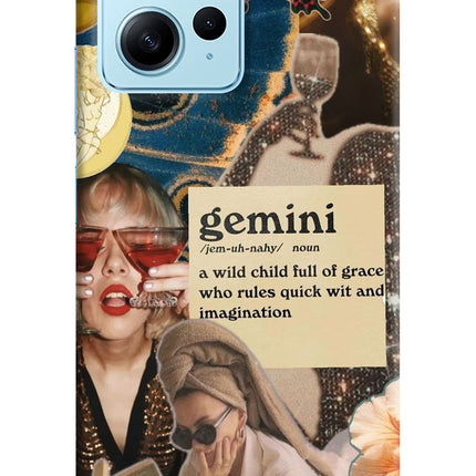 Gemini Zodiac Redmi Note 12 4G Hard Case Back Cover by Casekaro