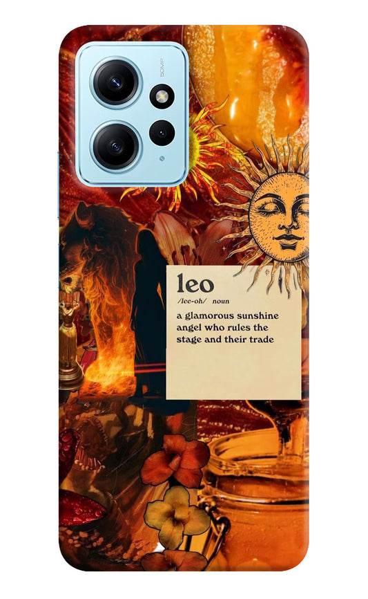 Leo Zodiac Redmi Note 12 4G Back Cover
