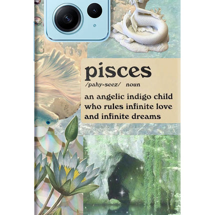 Pisces Zodiac Redmi Note 12 4G Hard Case Back Cover by Casekaro