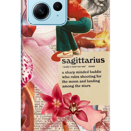 Sagittarius Zodiac Redmi Note 12 4G Hard Case Back Cover by Casekaro