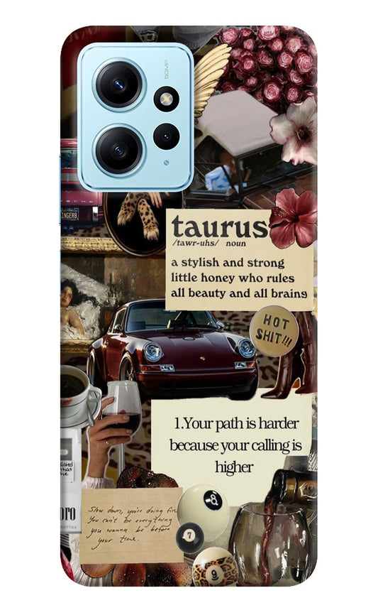 Taurus Zodiac Redmi Note 12 4G Back Cover