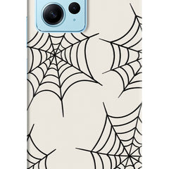 Spider Web Redmi Note 12 4G Hard Case Back Cover by Casekaro