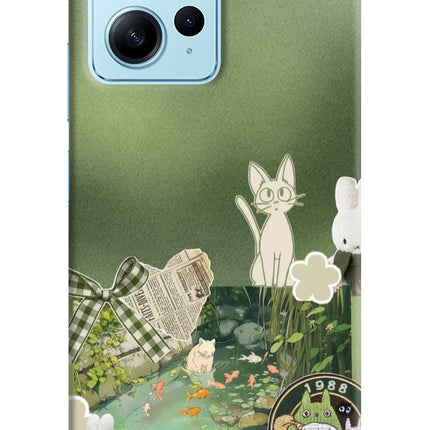 Aesthetic anime Redmi Note 12 4G Hard Case Back Cover by Casekaro