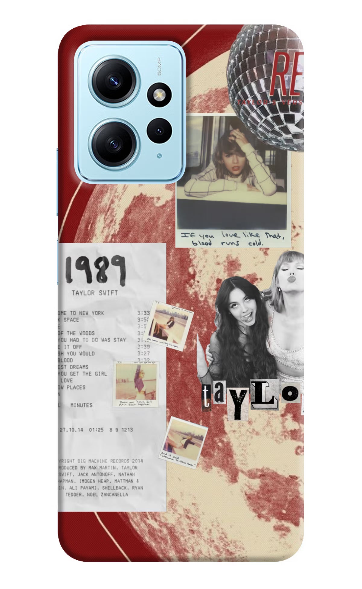 Taylor Swift Redmi Note 12 4G Back Cover