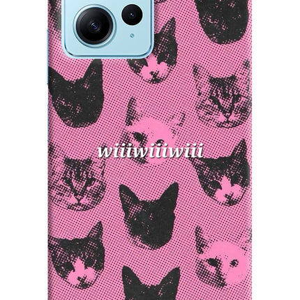 Pink Cats Redmi Note 12 4G Hard Case Back Cover by Casekaro