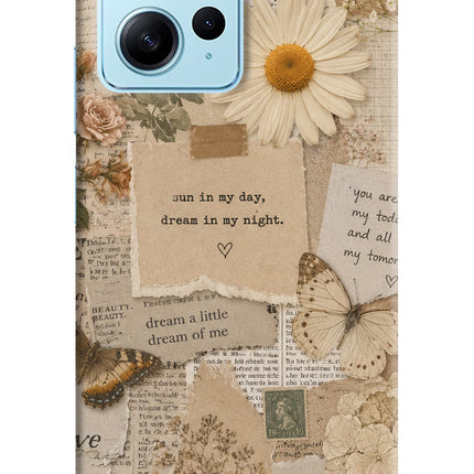 Vintage case Redmi Note 12 4G Hard Case Back Cover by Casekaro