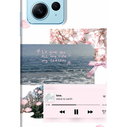 Wave to earth Redmi Note 12 4G Hard Case Back Cover by Casekaro