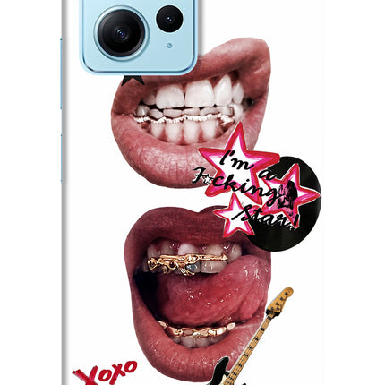 Rockstar Redmi Note 12 4G Hard Case Back Cover by Casekaro
