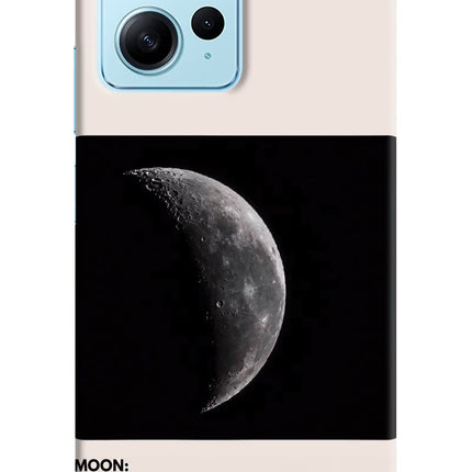 Moon Phase Redmi Note 12 4G Hard Case Back Cover by Casekaro