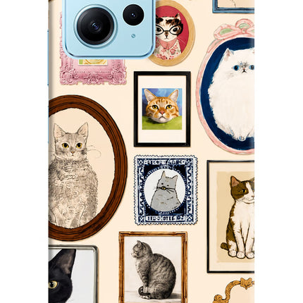 Mirror Cats Redmi Note 12 4G Hard Case Back Cover by Casekaro