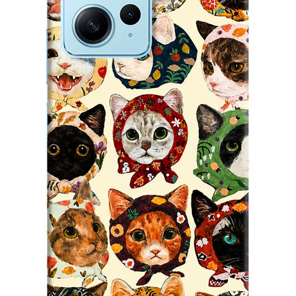 Cool Cat Redmi Note 12 4G Hard Case Back Cover by Casekaro