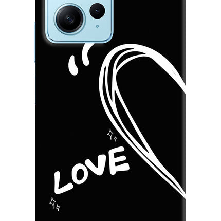 Love Line Redmi Note 12 4G Hard Case Back Cover by Casekaro