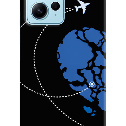 Love Orbit Redmi Note 12 4G Hard Case Back Cover by Casekaro