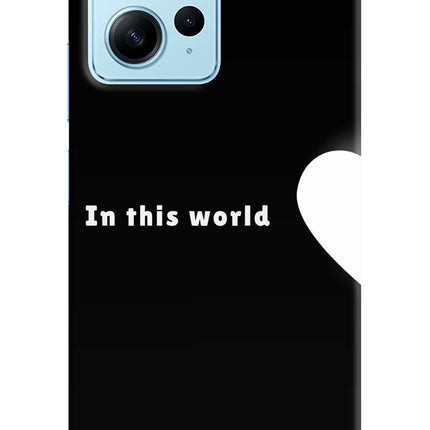 This World Redmi Note 12 4G Hard Case Back Cover by Casekaro