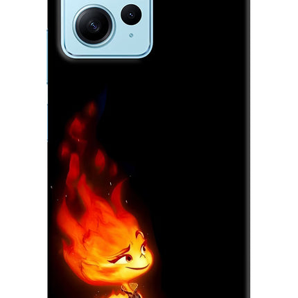 Ember Flame Redmi Note 12 4G Hard Case Back Cover by Casekaro