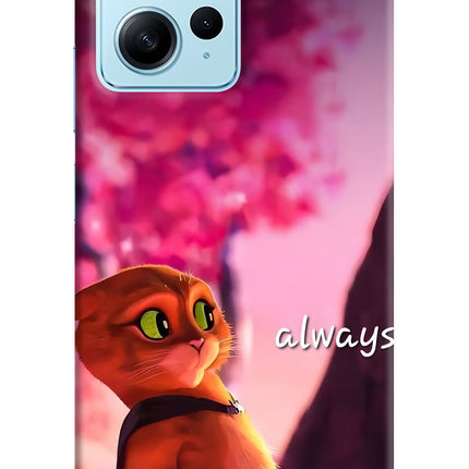 Always Cat Redmi Note 12 4G Hard Case Back Cover by Casekaro