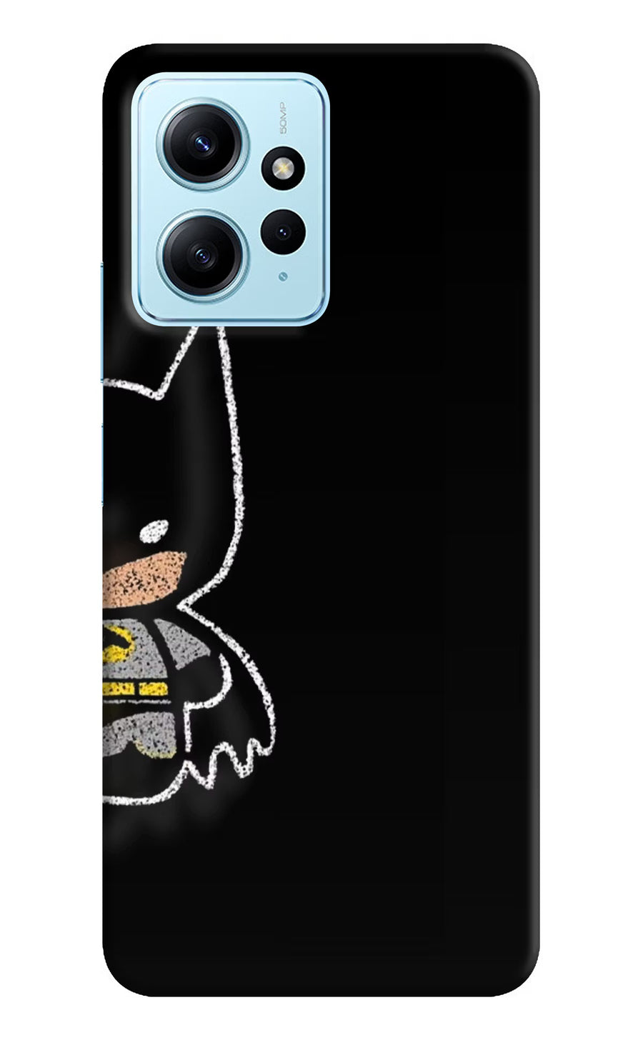 Bat Kitty Redmi Note 12 4G Back Cover, Hard case