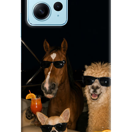 Party Squad Redmi Note 12 4G Hard Case Back Cover by Casekaro