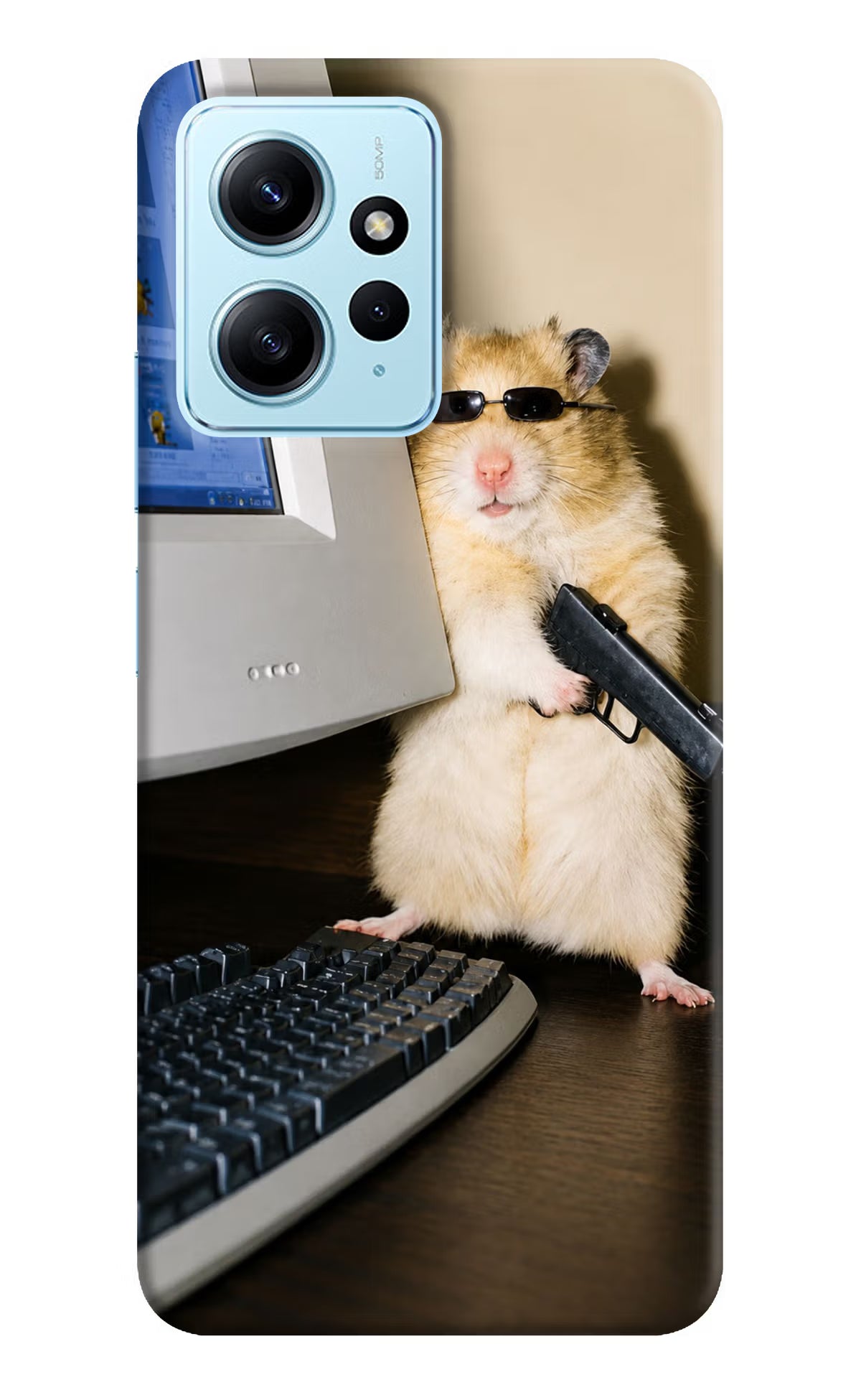 Hacker Hamster Redmi Note 12 4G Back Cover