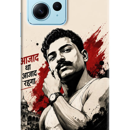 Chandrashekhar Azad Fearless Redmi Note 12 4G Hard Case Back Cover by Casekaro