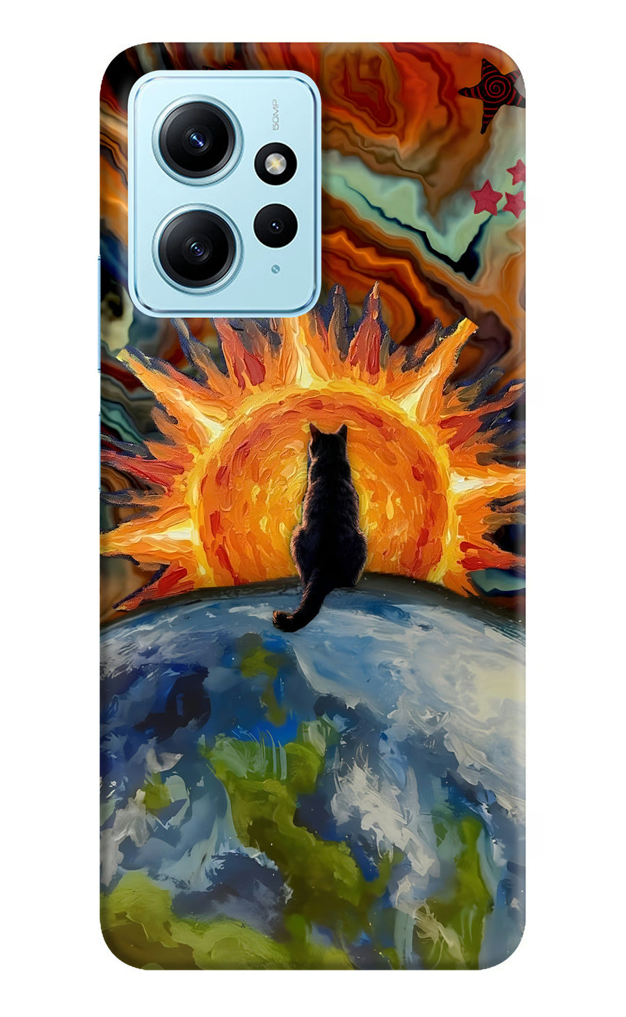 Sunrise Beyond Redmi Note 12 4G Back Cover, Hard case