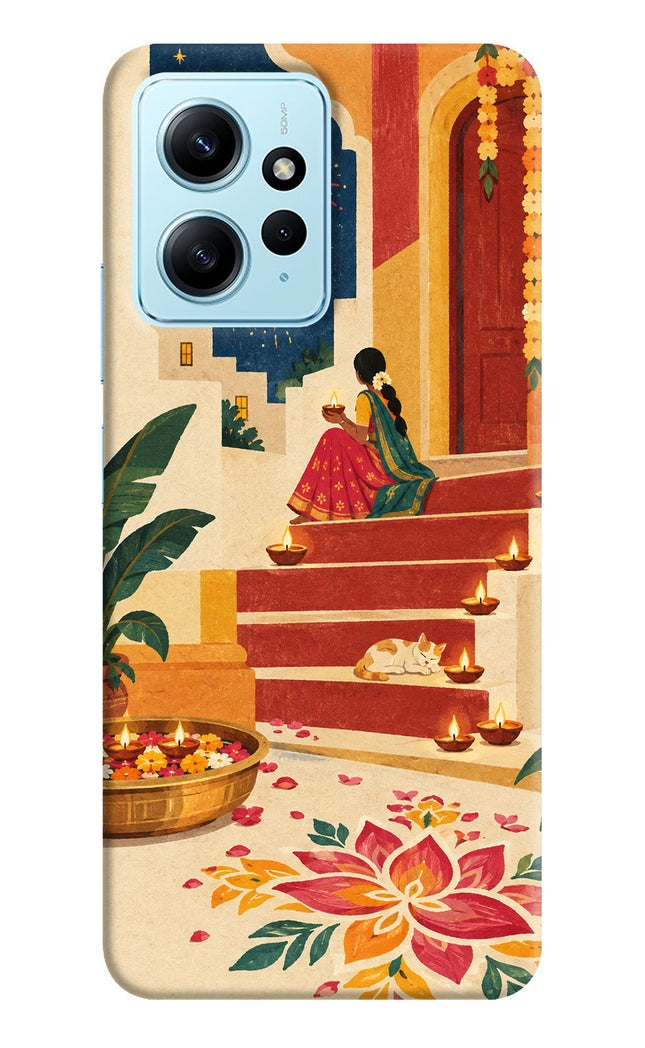 Diwali Rangoli Redmi Note 12 4G Back Cover