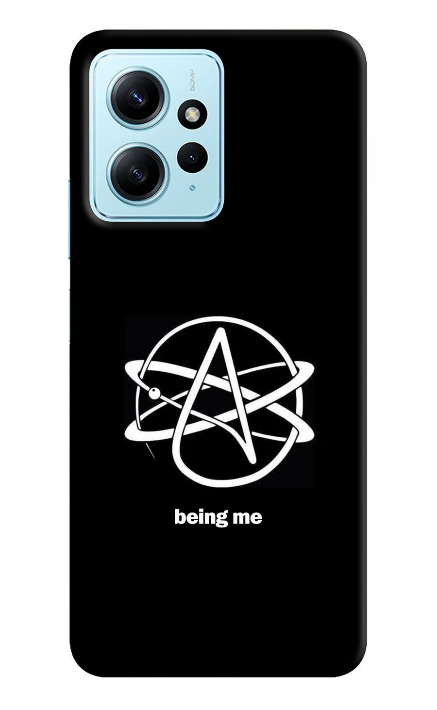 Atheist Symbol Redmi Note 12 4G Back Cover, Hard case