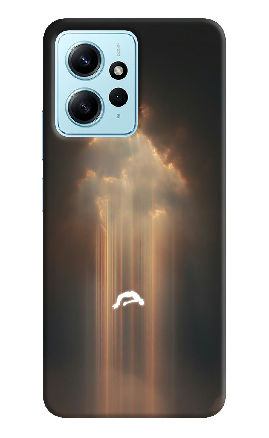 Heavenly Beam Redmi Note 12 4G Back Cover, Hard case