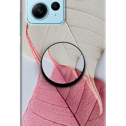 White Pink Leaf Redmi Note 12 4G Pop Case by Casekaro