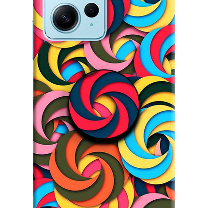 Spiral Pattern Redmi Note 12 4G Pop Case by Casekaro