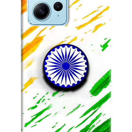 Indian Flag Ashoka Chakra Redmi Note 12 4G Pop Case by Casekaro