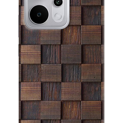 Wooden Cube Design Realme P4 Power 5G Hard Case Back Cover by Casekaro