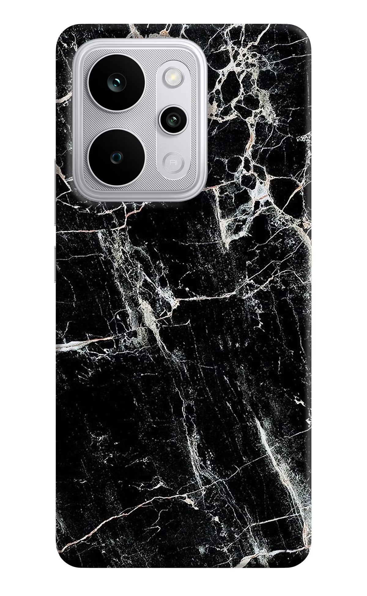 Black Marble Texture Realme P4 Power 5G Back Cover